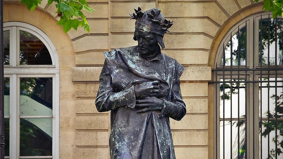 Statue-de-Dante